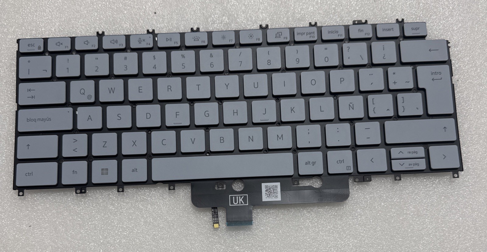 New Dell XPS 13 9315 Backlit Keyboard Spanish Latin Teclado Sky Blue J3JPC MG1