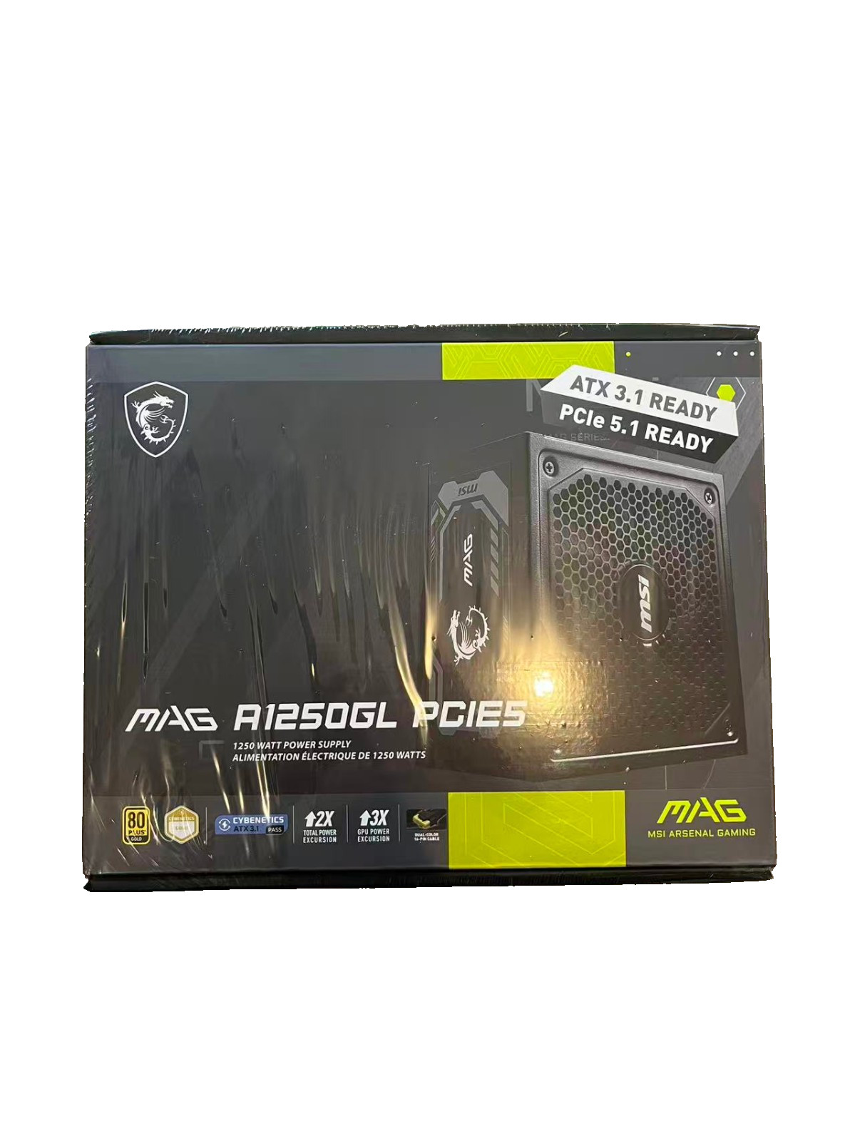 🔥❗️Brand New ‼️ MSI MAG A1250GL PCIe 5.1 Ready Modular ATX 3.1 Power Supply