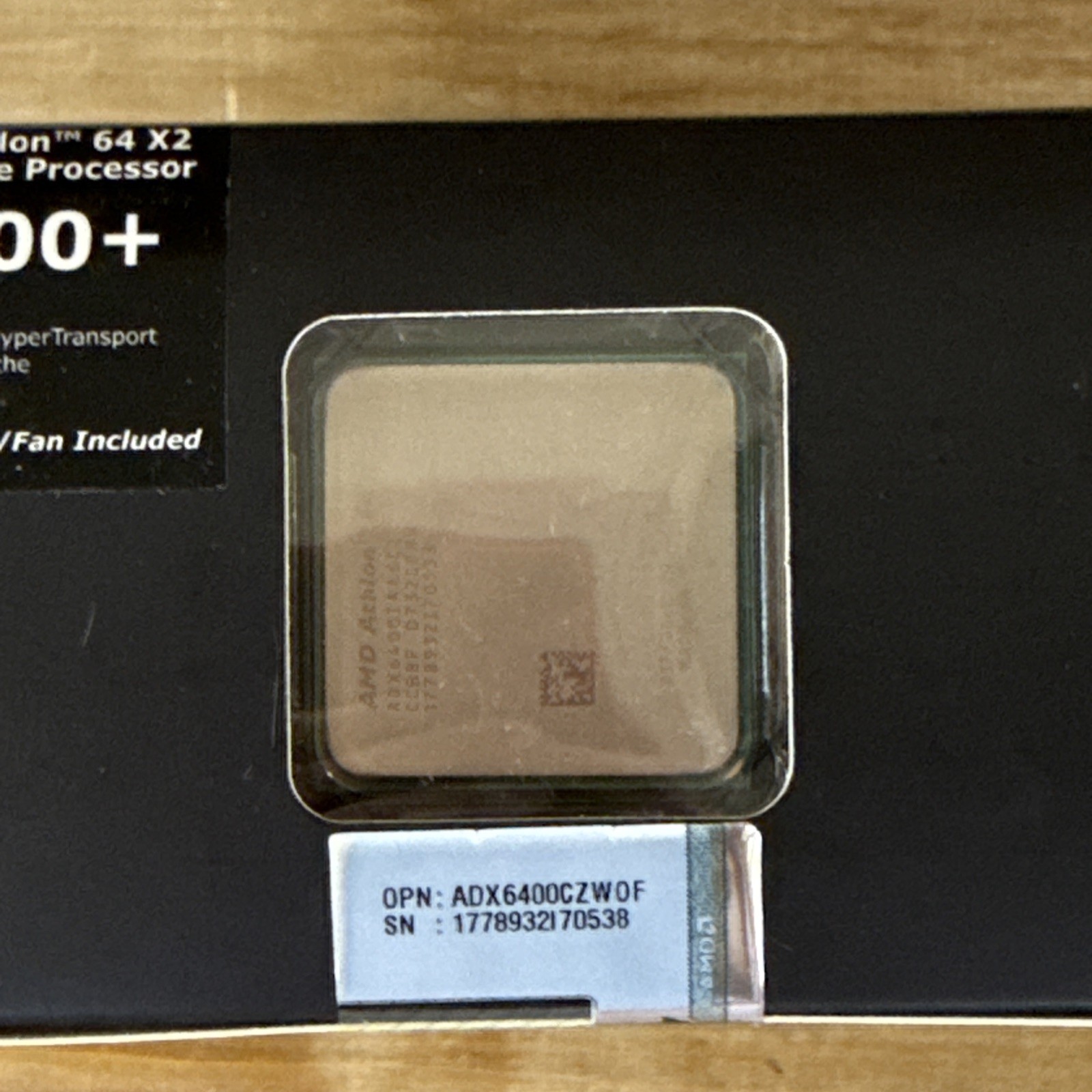 AMD Athlon 64 X2 6400+ 3.2 GHz Dual-Core Black Edition ADX6400CZWOF Processor