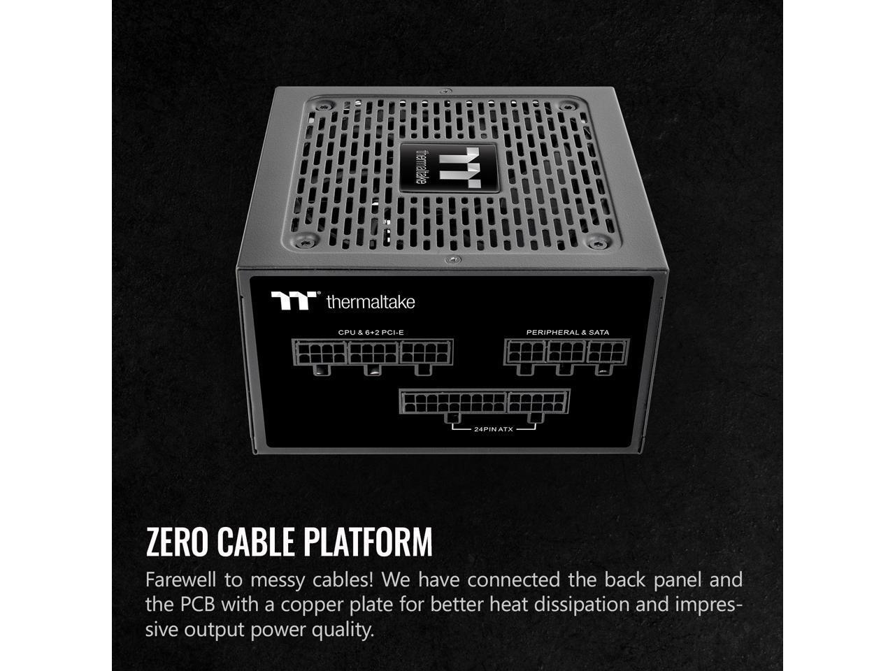 Thermaltake 750W GF1(2024) Fully Modular ATX Power Supply – 80 PLUS Gold PSU