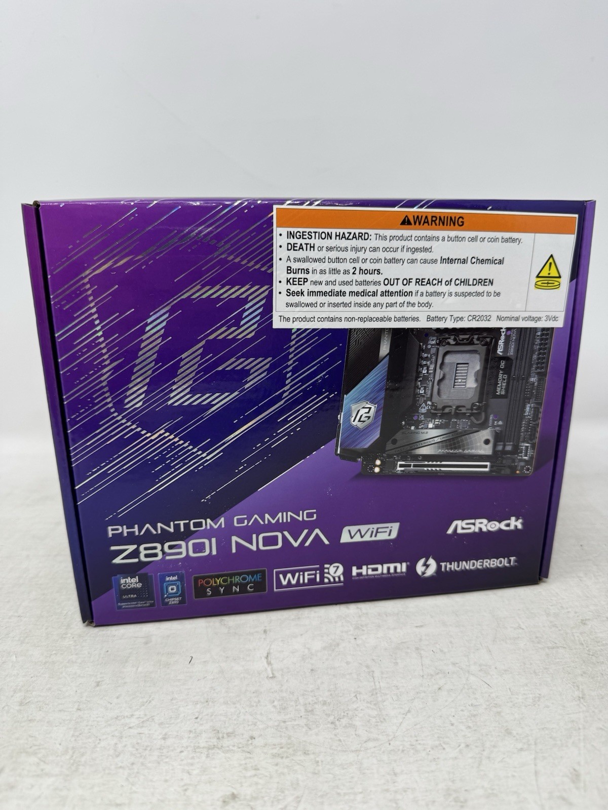 ASRock Z890I Nova WiFi LGA 1851 Intel Z890 SATA 6Gb/s Mini ITX Motherboard