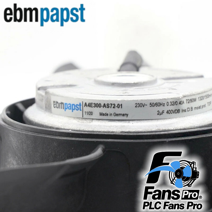 1PCS New Ebmpapst A4E300-AS72-01 230VAC 72/96W φ300MM IP44 Cooling Fan Fast Ship