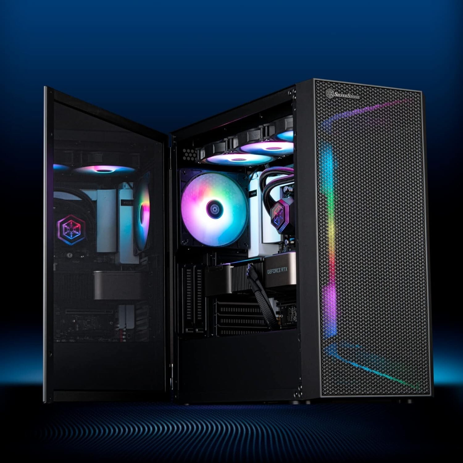 SilverStone Technology SETA H1 E-ATX Tower case with Two 160mm Front Fans
