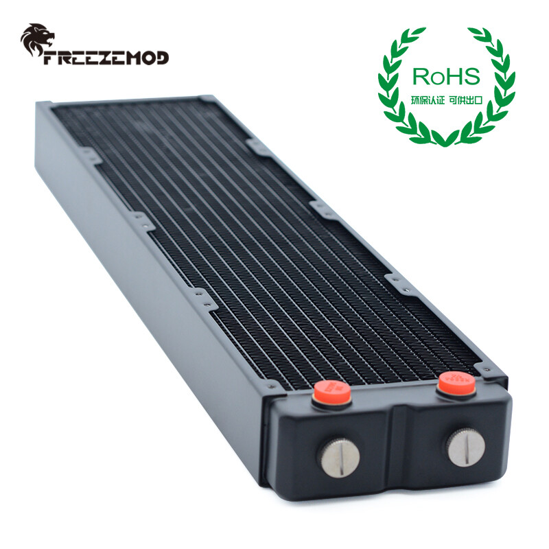 FreezeMod 480mm G1/4″ Copper Radiator 45mm Thick for PC Water Cooling TSRP-HP45