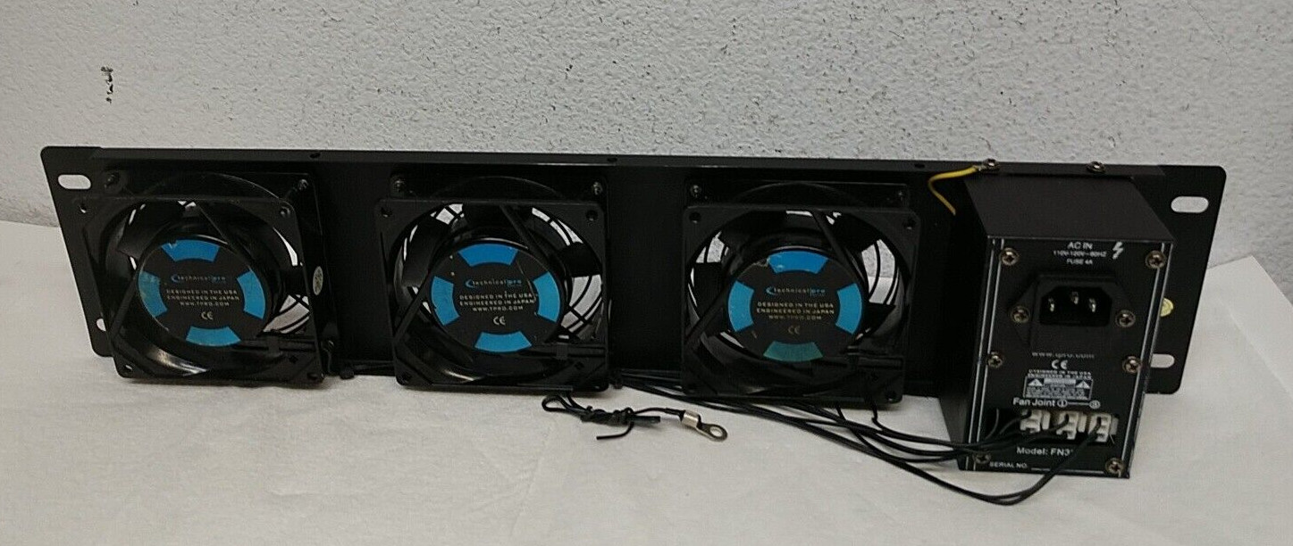 Technical Pro Technical Pro 2.5U Rack-Mountable Triple Fan Cooling Unit, FN35
