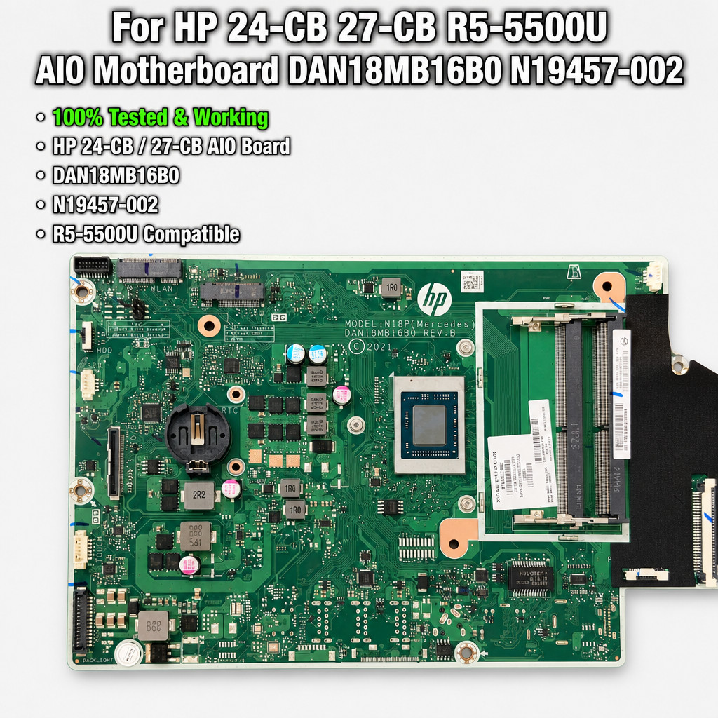 For HP 24-CB 27-CB R5-5500U AIO Motherboard DAN18MB16B0 N19457-002