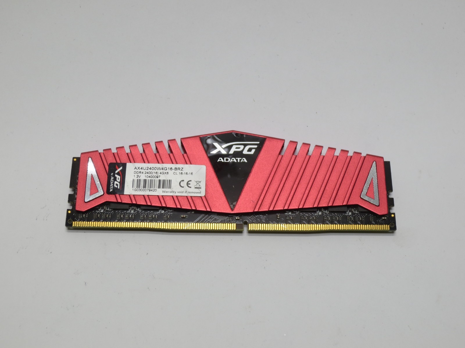 ADATA XPG 4GB PC4-27200 DDR4 Computer RAM, AX4U3400W4G15-BRZ