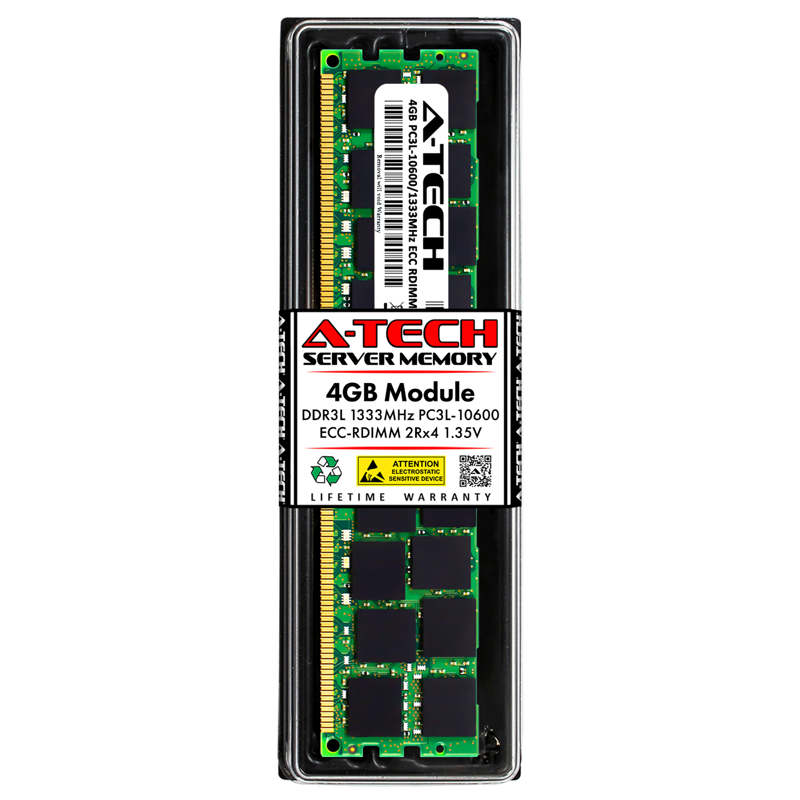 4GB DDR3 PC3-10600R RDIMM (Cisco N01-M304GB1-L-RF Equivalent) Server Memory RAM