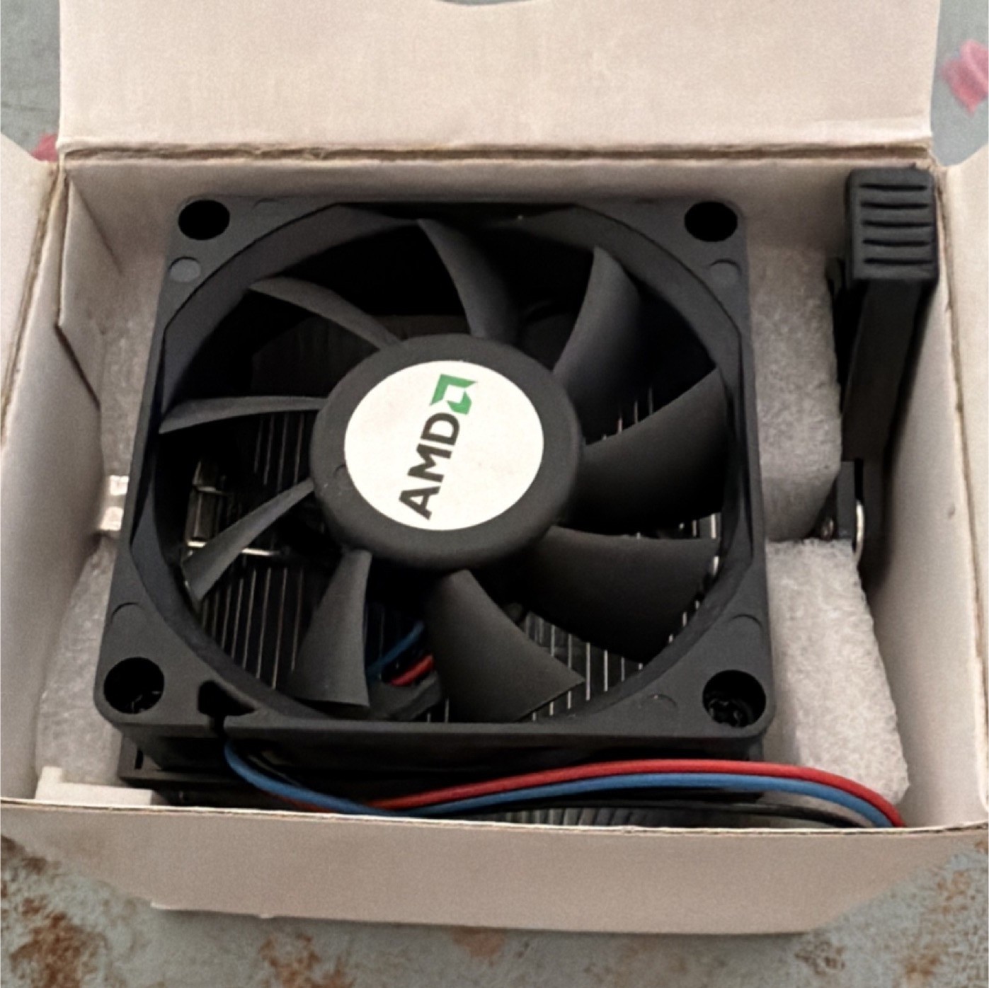 AMD CPU Fan with Heatsink 104002061 Aluminum Plastic Black Silver