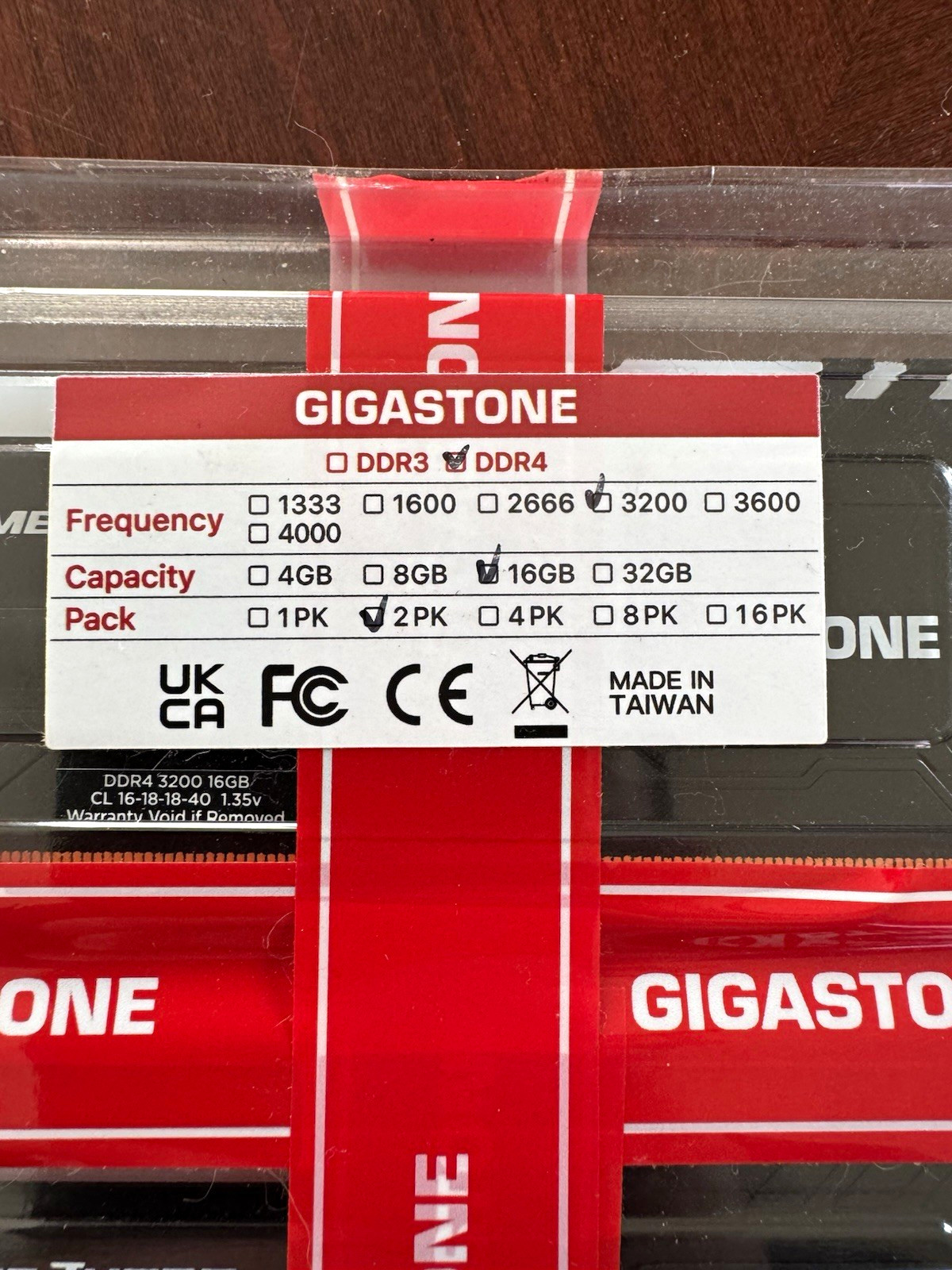 GIGASTONE Game Turbo 16GB (2x8GB) DDR4-3200