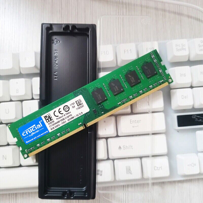 CRUCIAL DDR3 8GB 1333 MHz 8GB PC3-10600 Desktop Memory RAM 240Pin DIMM 1.5V