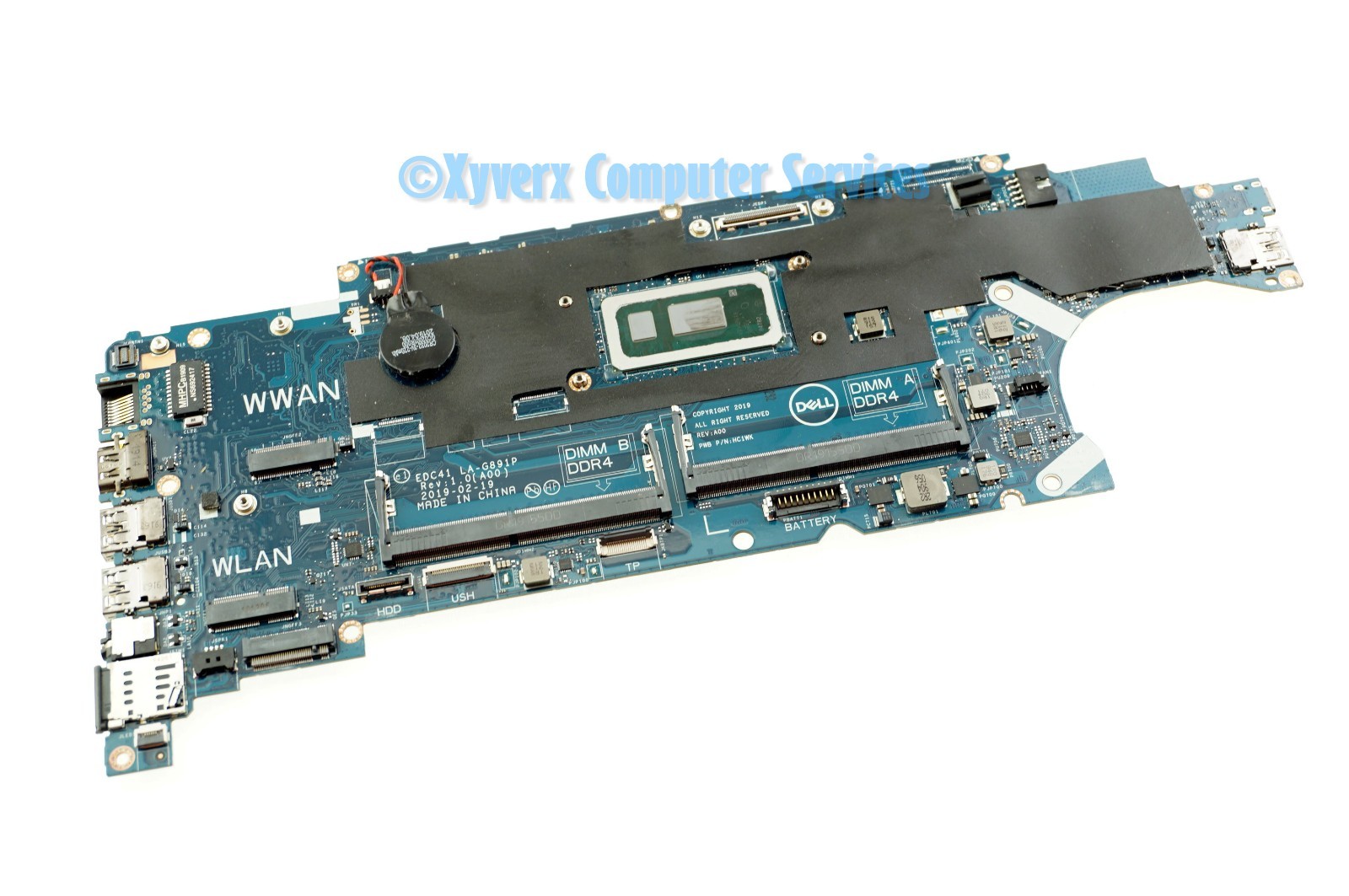 3CY3R LA-G891P GENUINE DELL MOTHERBOARD INTEL I5-8265U LATITUDE 5400 P98G (DD55*