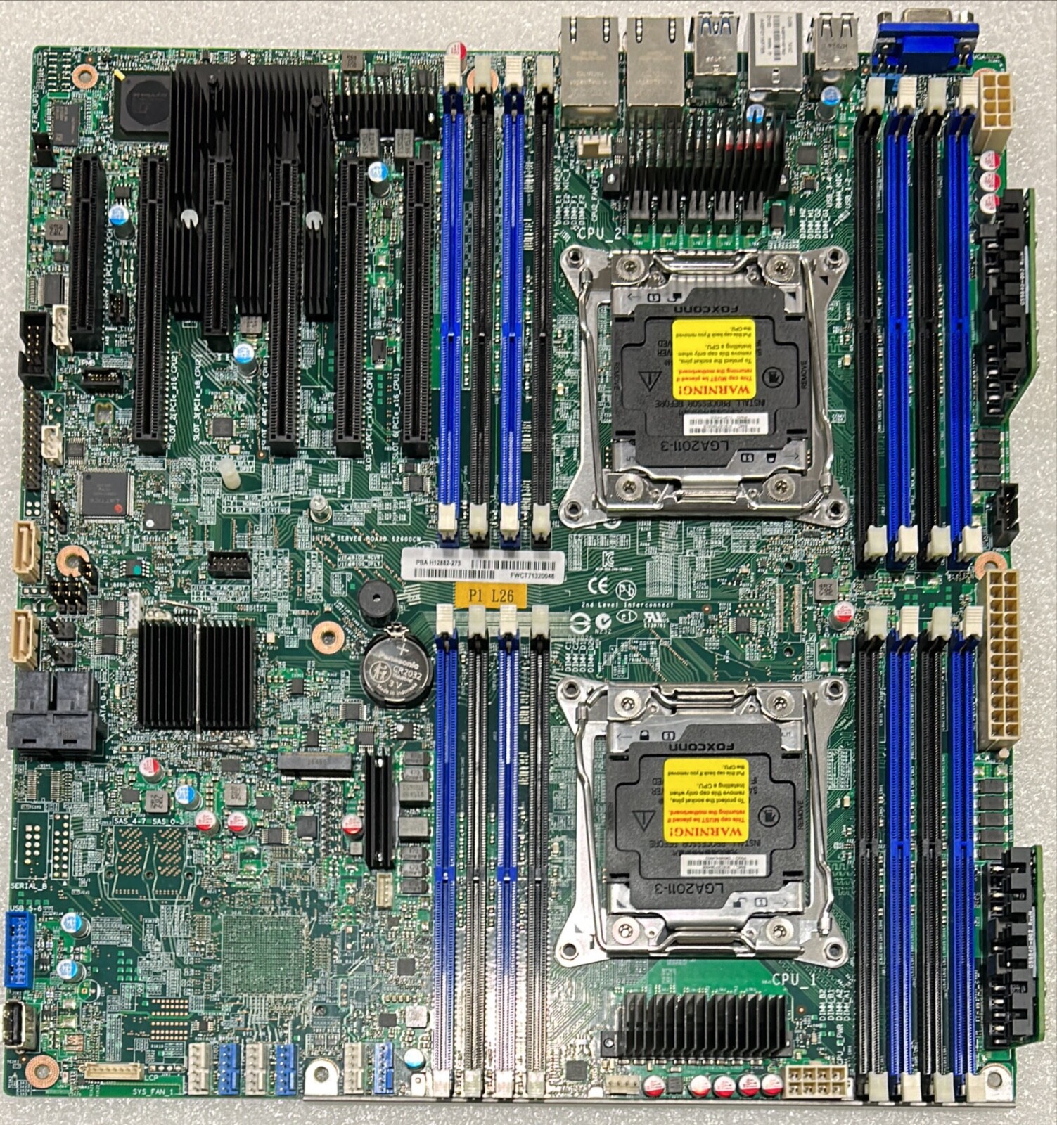 Intel DBS2600CWTR S2600CWTR Server Board SSI EEB Socket R3 NEW OPEN RETAIL BOX