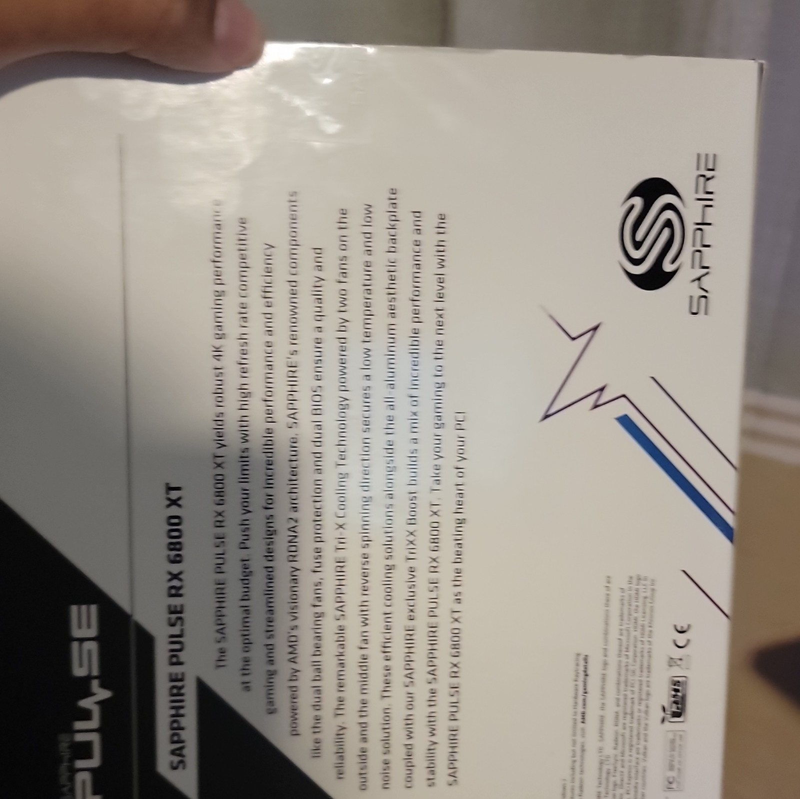 SAPPHIRE PULSE AMD Radeon RX 6800 XT Gaming Graphics Card 16GB GDDR6 AMD RDNA 2