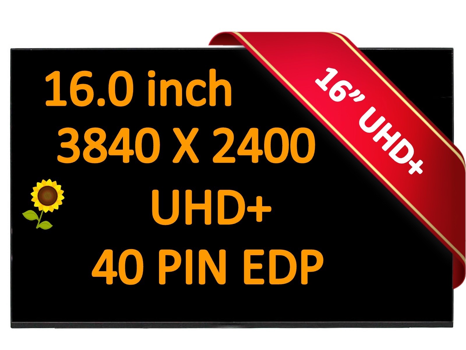 B160ZAN01.T 5D10V82447 SD10Z34980 16″ 3840×2400 LCD LED Screen 40 pins Display