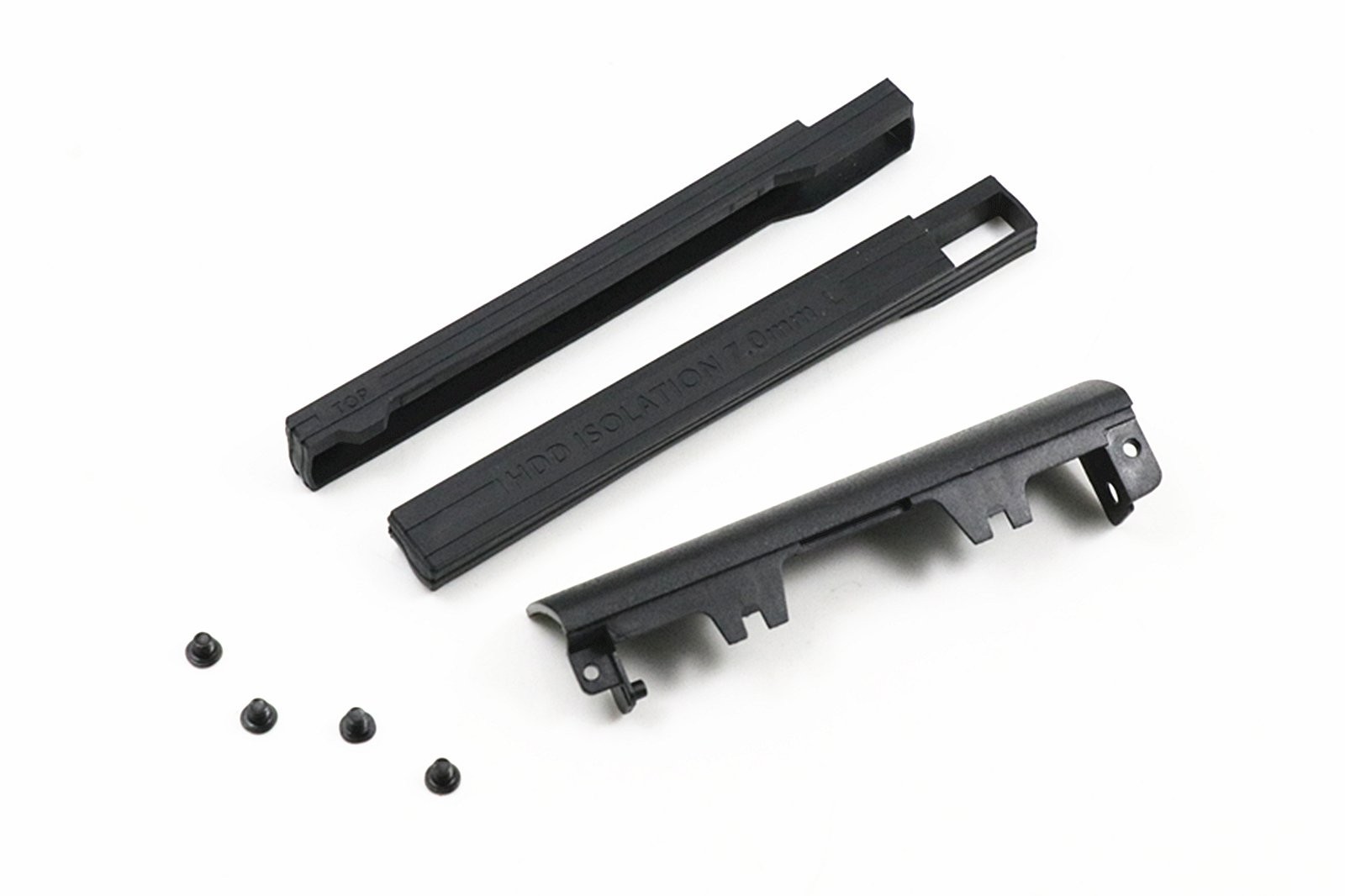 BestParts Hard Drive Caddy Cover + 7mm Isolation Rubber Rails Replacement for…
