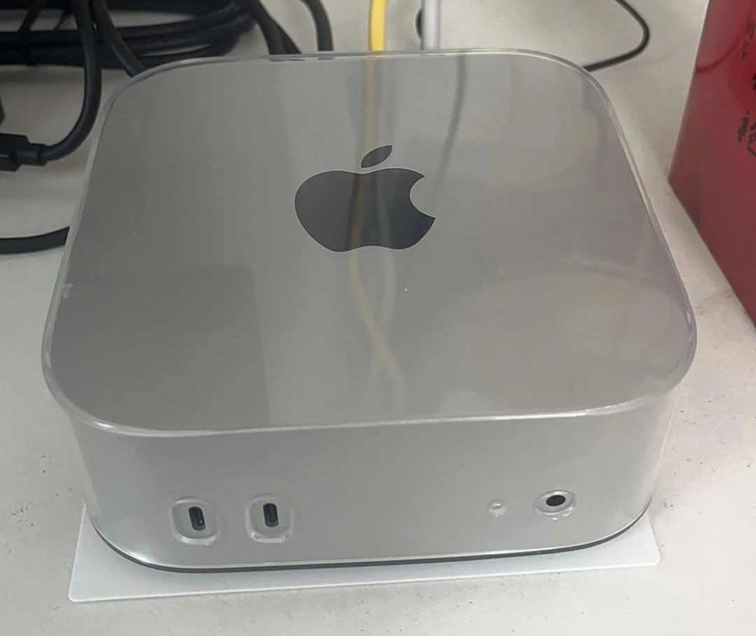 Clear TPU Case Protective Cover Shell for Apple Mac Mini M4 / Pro 2024