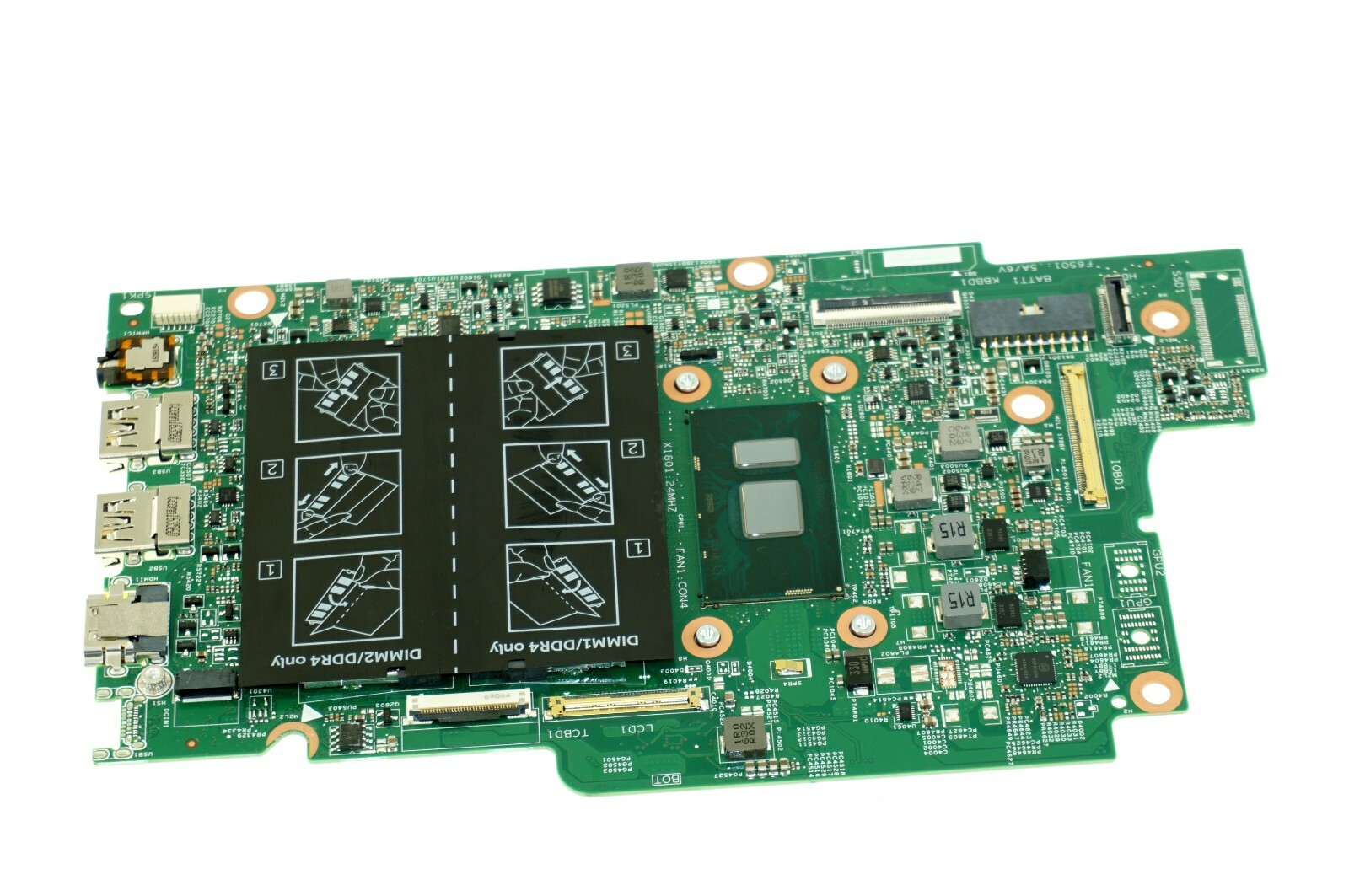 P380W OEM DELL MOTHERBOARD INTEL I7-7500U INSPIRON 13 5378 P69G (DD57)*
