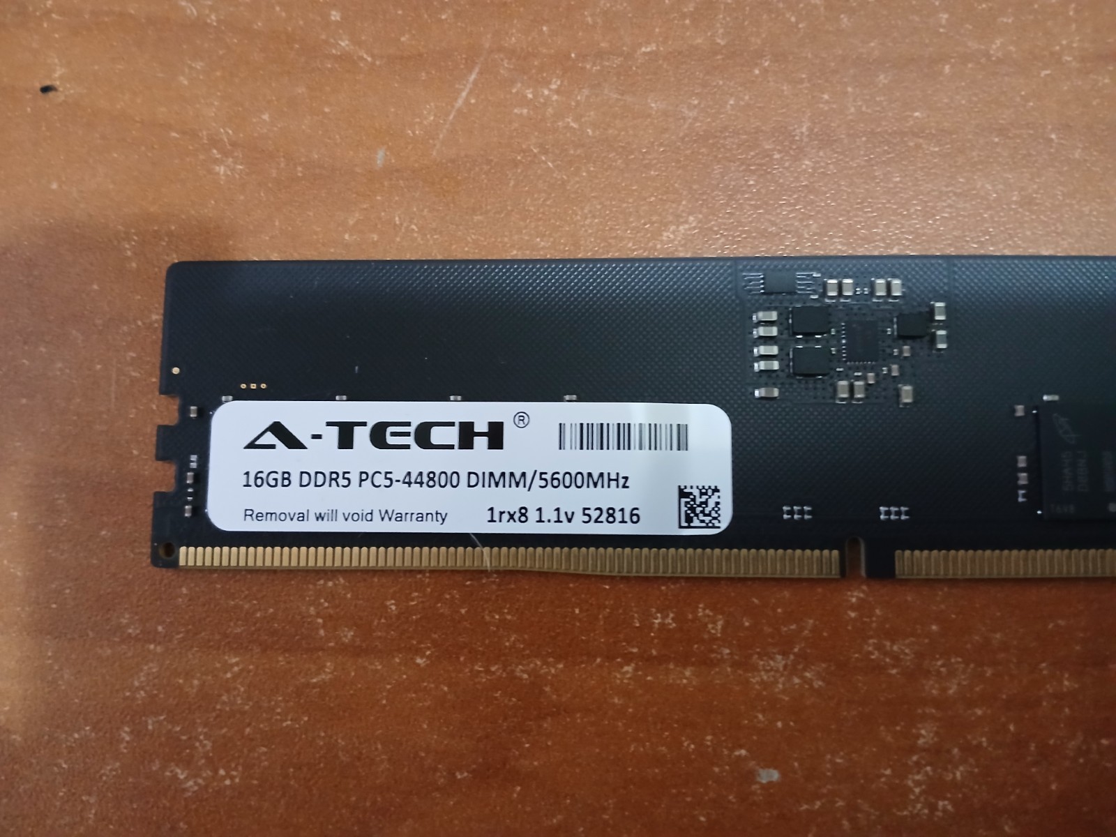 1x16GB A-Tech DDR5 5600 RAM UDIMM Memory PC Desktop