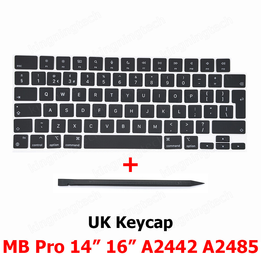 New A2442 A2485 Keycaps Keys UK For Macbook Pro M1 Pro Max 14″ 16″ Keycap 2021