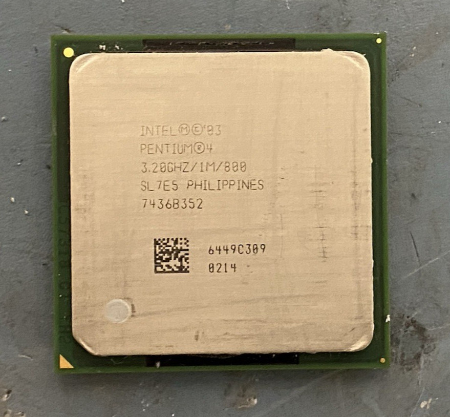 Intel Pentium 4 3.2 GHz 1MB 800 MHz SL7E5 Processor Socket 478