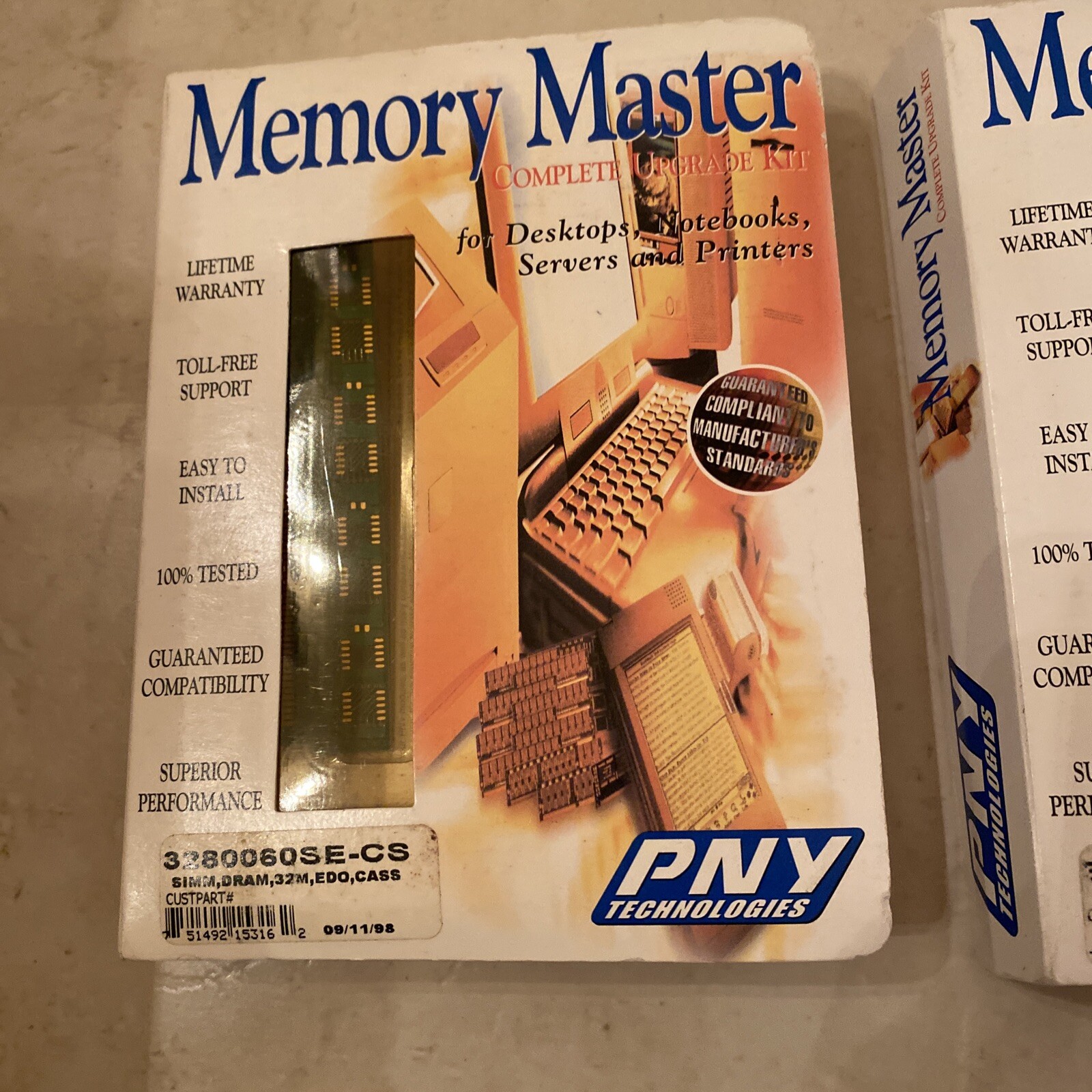 2x NEW Memory Master 3240060SE-CS Complete Upgrade Kit For Desktop/Servers. PNY