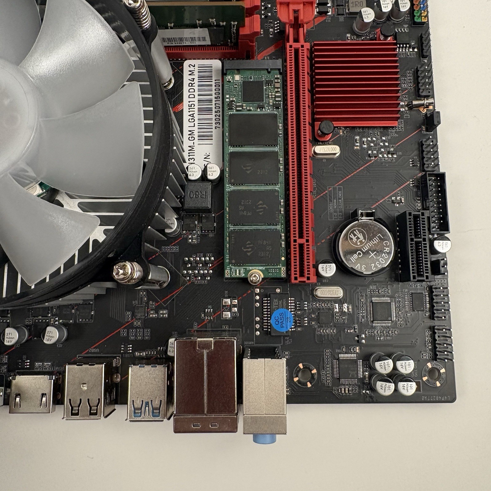 Intel i5-8500 Gaming Motherboard CPU Combo 16GB DDR4 512GB NVMe SSD RGB Win11