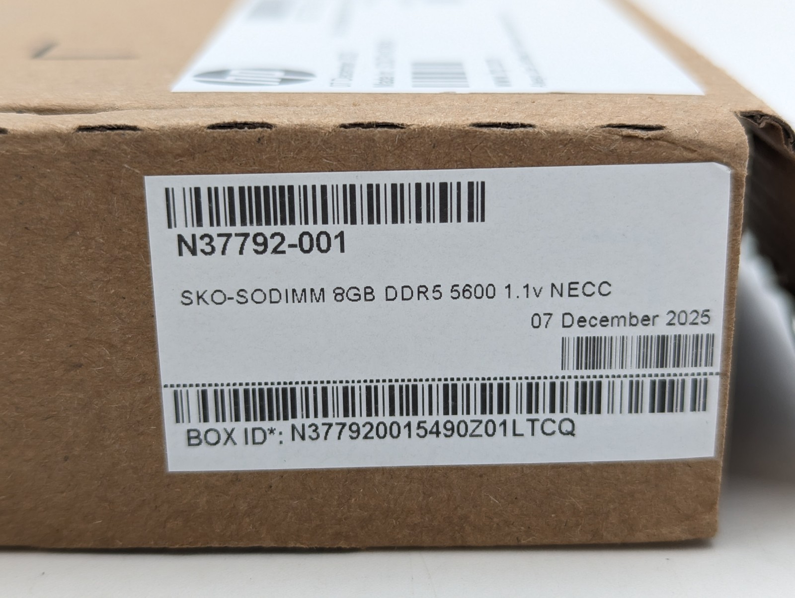 HP SKO-SODIMM 8GB DDR5 PC5-44800 5600MHz Memory Module (N37792-001)
