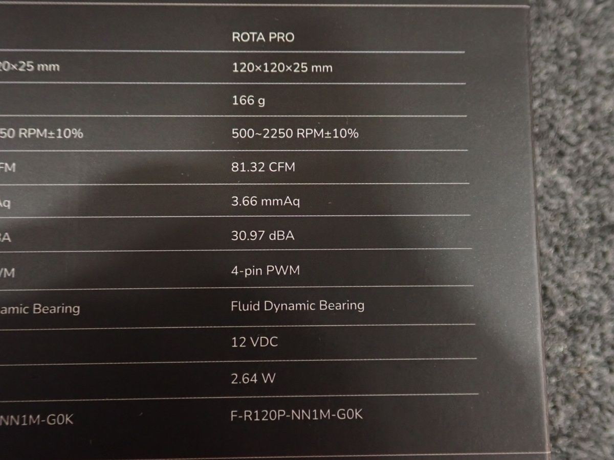 TRYX ROTA 120 PRO 120mm Performance PC Case Fan