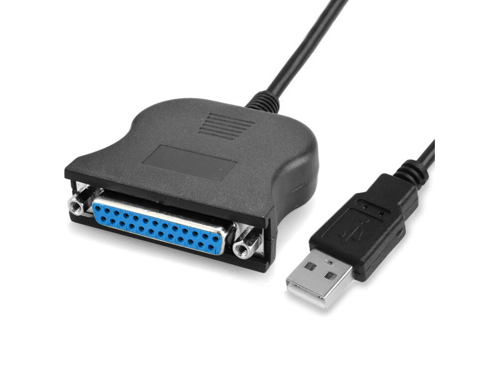 Virtual USB Printer Port – USB To DB25 Pin Parallel Port Adapter