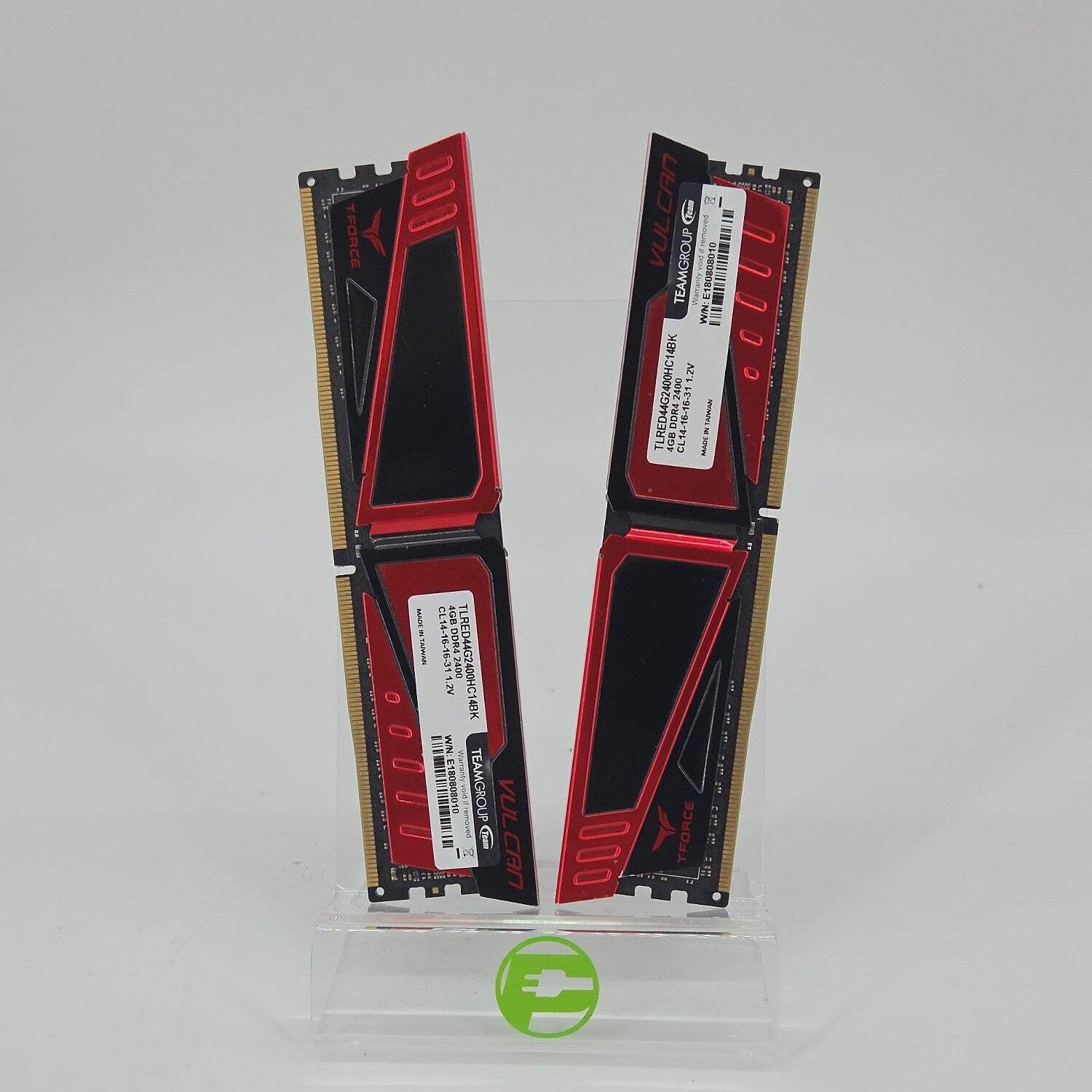 TeamGroup T-Force Vulcan 8GB (2x4GB) RAM DDR4 2400MHz TLRED44G2400HC14BK