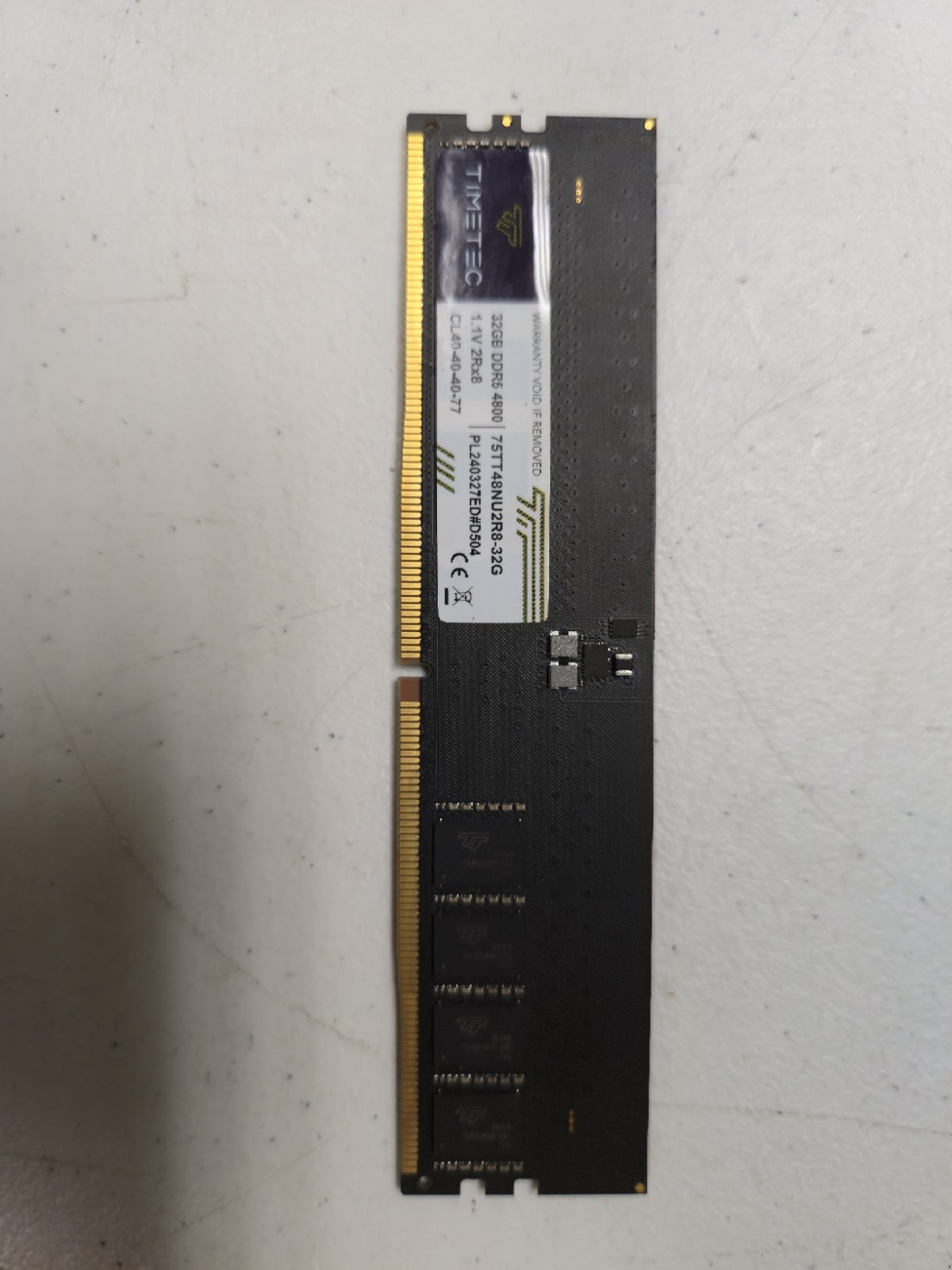 Timetec 32GB DDR5 4800 UDIMM Desktop RAM PC5