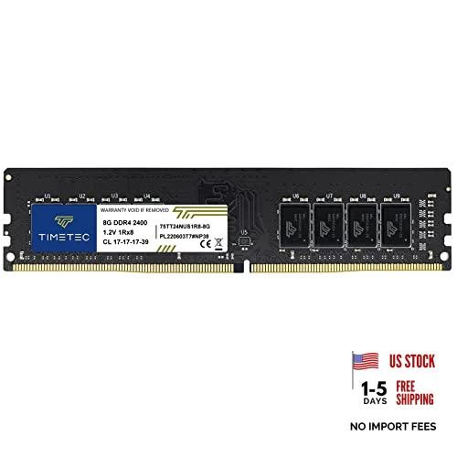 DDR4 2400MHz (PC4-2400T) PC4-19200 UDIMM Desktop RAM – 288-Pin 1.2V CL17 8GB
