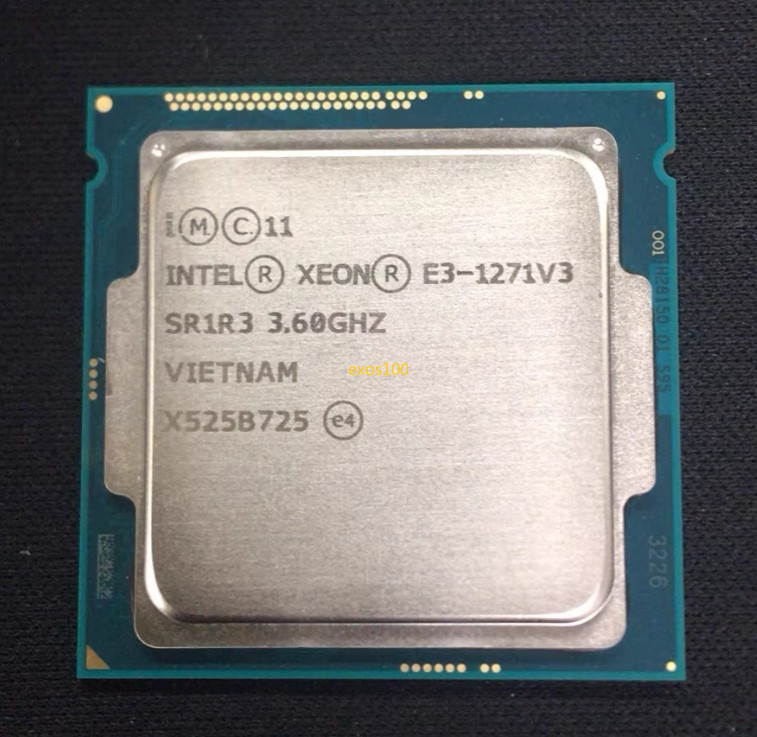 Intel Xeon E3-1271 V3 LGA-1150 CPU Processor SR1R3 3.6GHZ 4-Core 8MB E3-1271V3