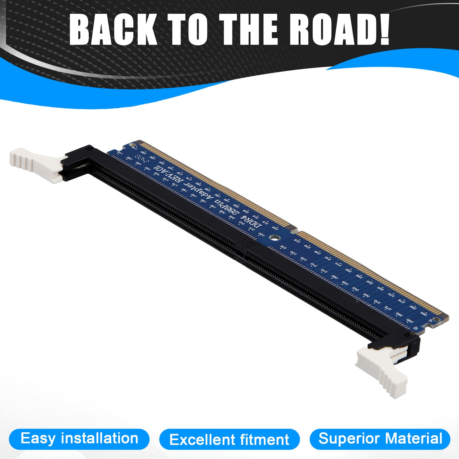 DDR4 288Pin DIMM Adapter Riser Memory Tester Memory Card Card Circuit9387