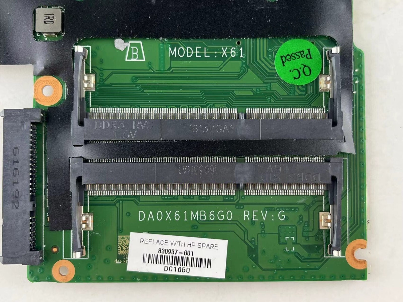 DA0X61MB6G0 motherboard For HP Probook 430 G3 440 G3 Laptop I5-6200U 830937-601