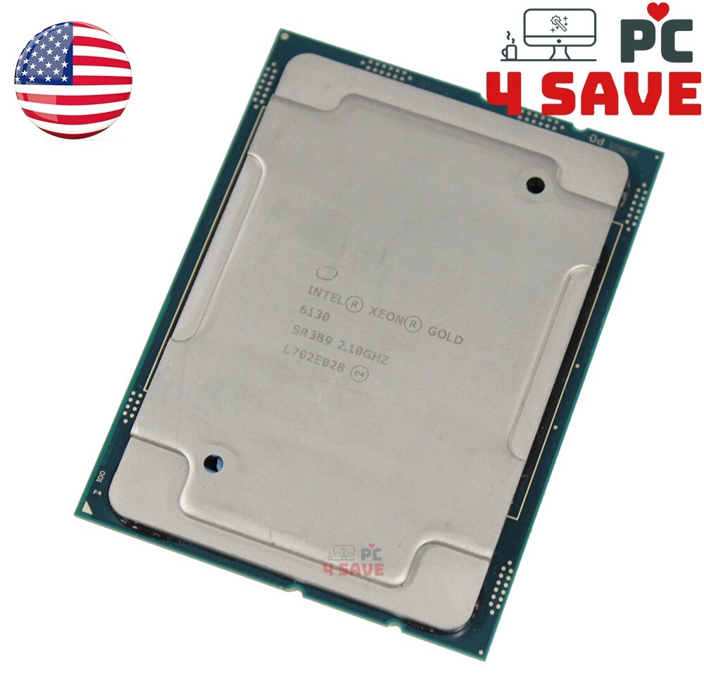Intel Xeon Gold 6130 CPU 2.10GHz 16-Core LGA3647 22MB Server Processor SR3B9
