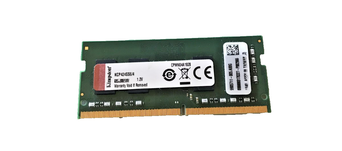 Kingston KCP424SS6/4 4GB PC4-19200 DDR4-2400MHz 1.2V 260-PIN SODIMM Memory