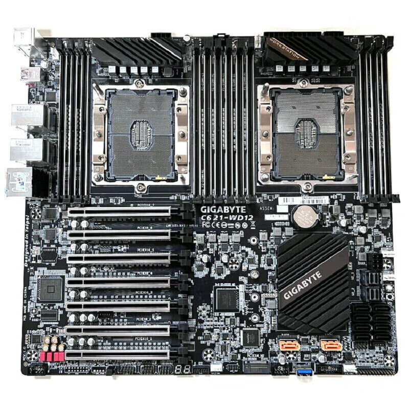 Gigabyte C621-WD12 Workstation Motherboard support Intel Xeon LGA 3647 C621 CPU