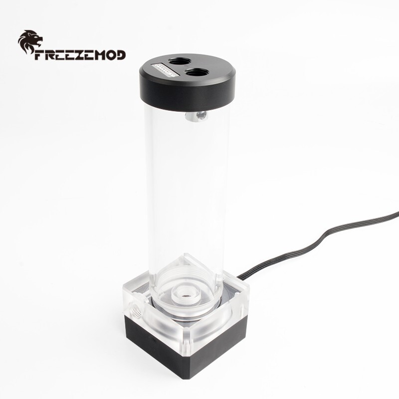 FreezeMod G1/4″ Thread 200mm Reservoir with Pump 550L/H for Water Cooling