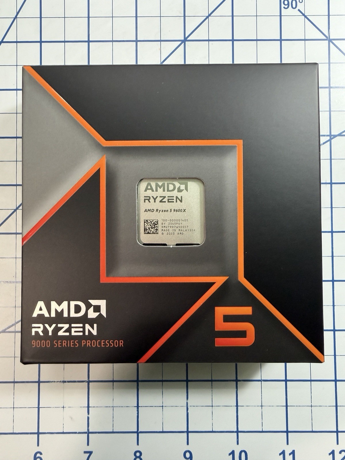 AMD Ryzen 5 9600X Processor (Zen 5) 6-Core 3.9GHz AM5 65W CPU 100-100001405WOF