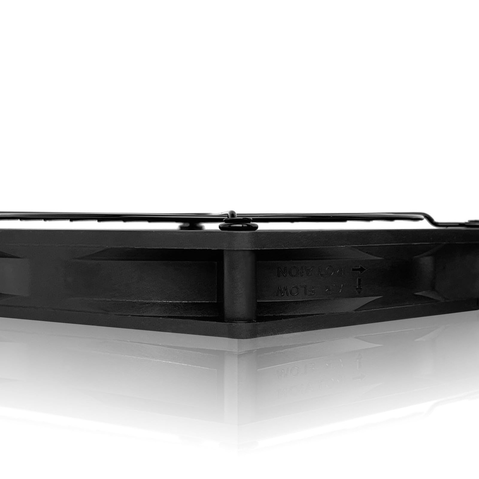 2 PCS 120mm Fan Grill pc Bracket (Black) 2PCS, Black