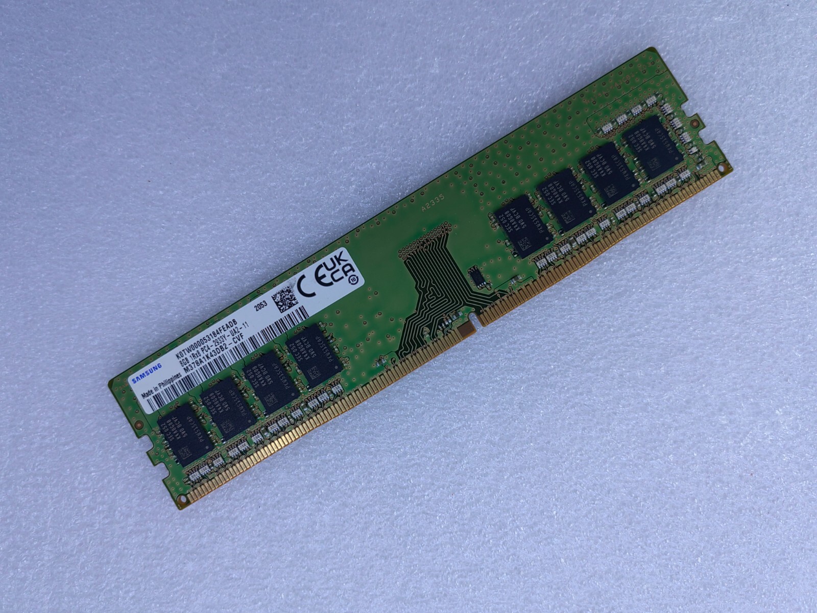 Samsung 8GB DDR4 2933MHz Desktop DIMM RAM 1Rx8 PC4-2933Y M378A1K43DB2-CVF