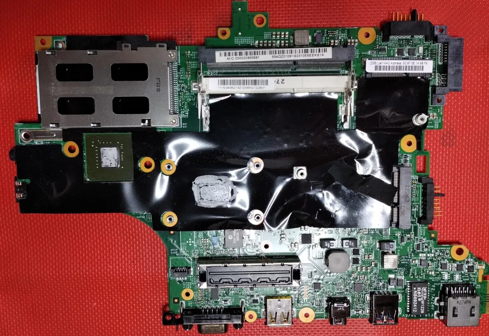 Lenovo ThinkPad T430s Motherboard 55.4QZ01.081 +Intel i5-3320M CPU +NVIDIA dGPU