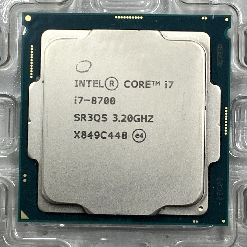 Intel Core i7-8700 3.20GHz 12MB LGA1151 Processor | SR3QS