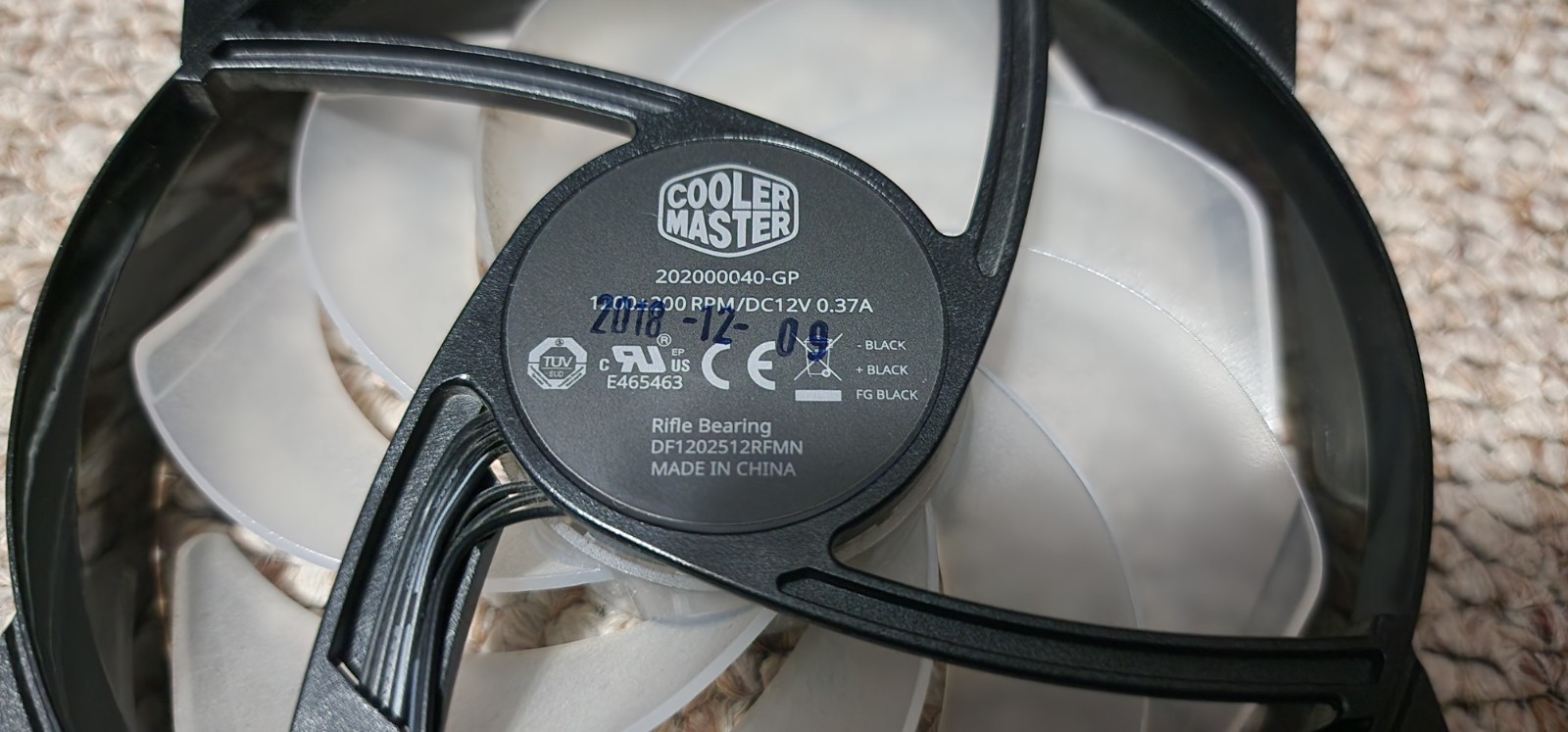 Cooler Master 120mm Rifle Bearing Fans (Set of 3) – Model DF1202512RFMN