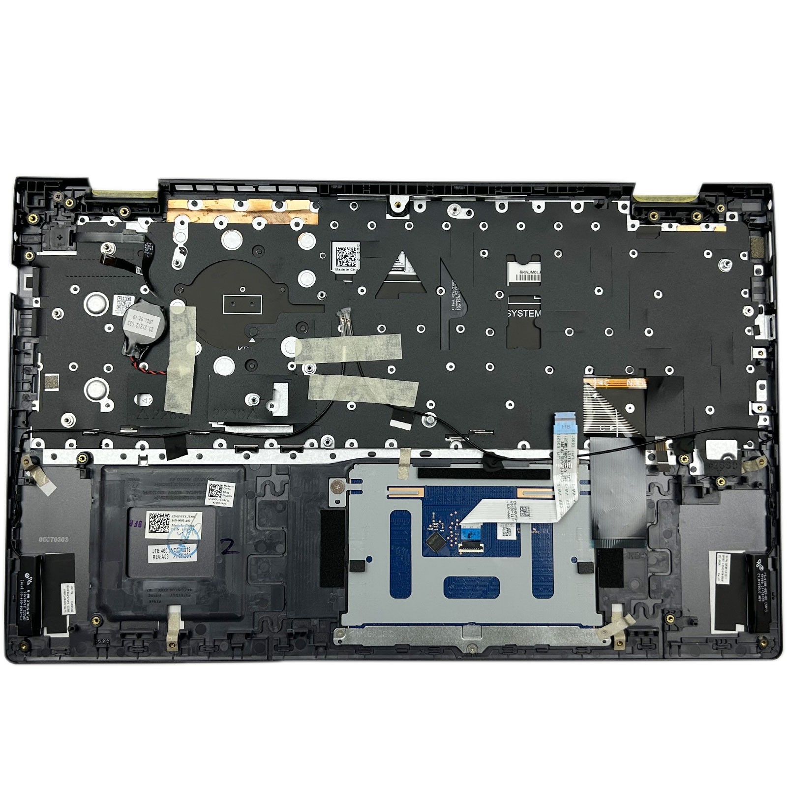 New Dell Vostro 15 5510 5515 V5510 Palmrest Keyboard Backlit Touchpad JVYYX US
