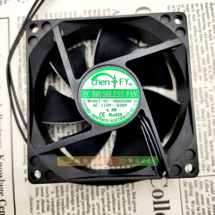 1 pcs Chen FY EC-00025BH 8CM 8025 110V-230V 4.8W AC cooling fan new type fan