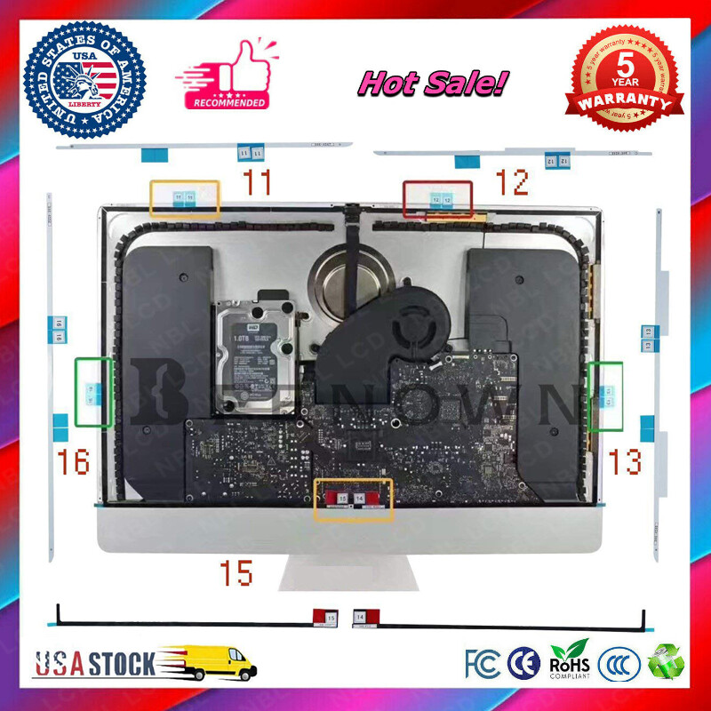 Adhesive Strip Sticker Tape for Apple iMac A1419 27″ LCD 2012 2013 2014 2015