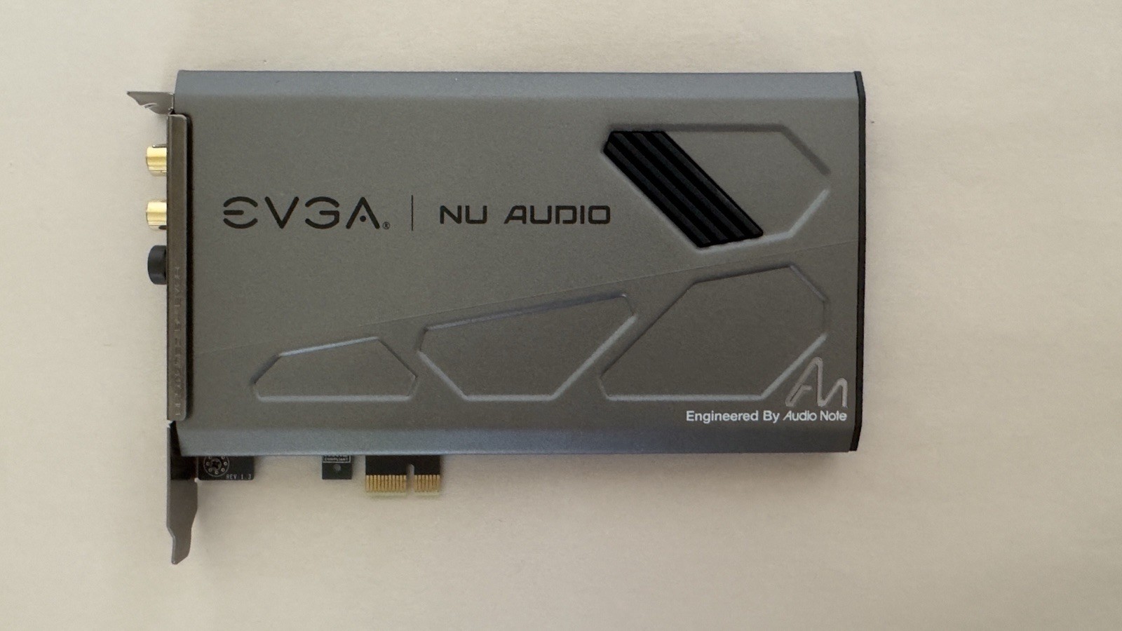 EVGA Nu Audio Card, 712-P1-AN01-KR, Lifelike Audio, PCIe, RGB LED, Designed with